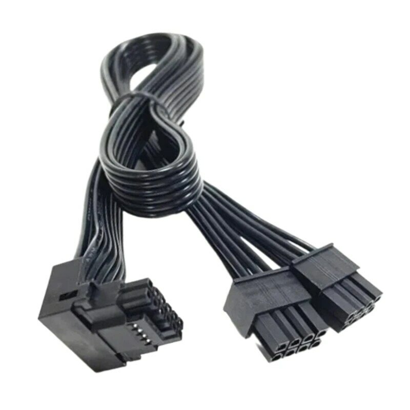 F3KE PCIE5.0 Two 8pin to 16Pin Cable 16AWG 12VHPWR for Graphics Card RTX4000 RTX4080