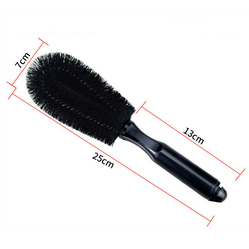 Car Wheel Brush Tire Cleaning Brushes Tools Car Rim Scrubber Cleaner Duster Handle Motorcycle Truck Wheels Car Detailing Brush