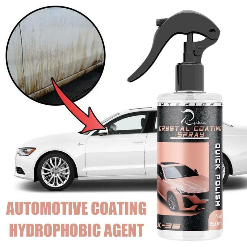 Agent hydrophobe de revêtement automobile, spray de revêtement rapide élevé pour le verre de voiture, liquide anti-pluie pour pare-brise, U6j6