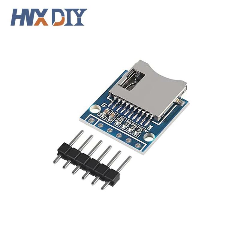 1-10pcs Micro Mini SD Placa de Expansão de Armazenamento Mini Micro SD TF Cartão de Memória Escudo Módulo Com Pinos para Arduino