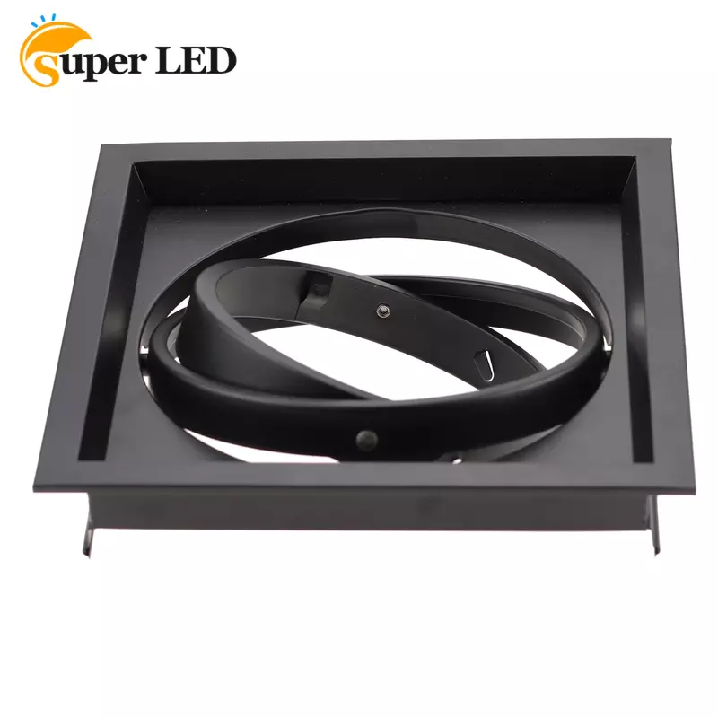 Led GU10 Recessed Spotlight Recessed Frame White Recessed Light Cut Out 155mm Fixture Frame