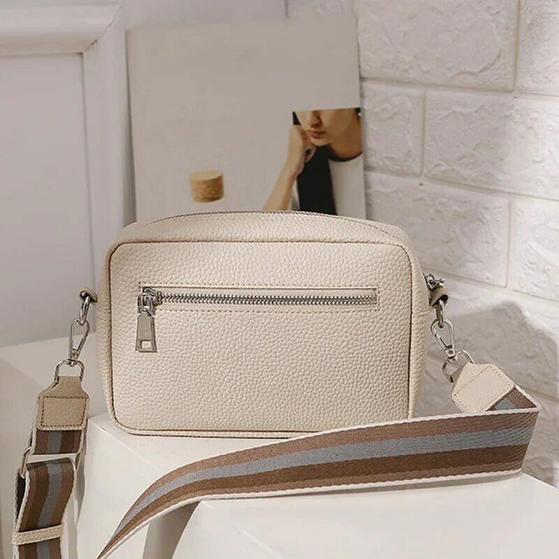 Petit sac à bandoulière en cuir pour femme, sac à main design de luxe, coque simple pour téléphone, LW019