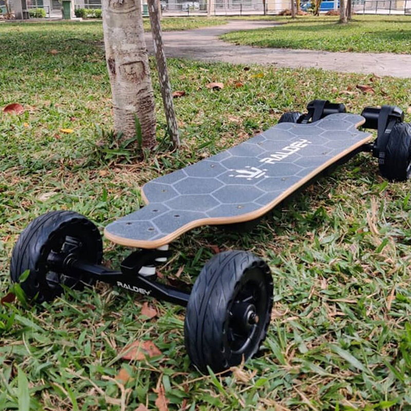 RALDEY AT-V3S Off-Road Skateboard Electric Skateboard All Terrain Longboards with Remote 28MPH Top Speed 3000W Dual Bel