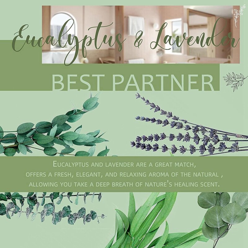 Eucalyptus En Lavendel Luxe Douche Decor Boeket Perfect Voor Douche Decor En Home Ambiance Natuurlijke Real Eenvoudig Te Installeren
