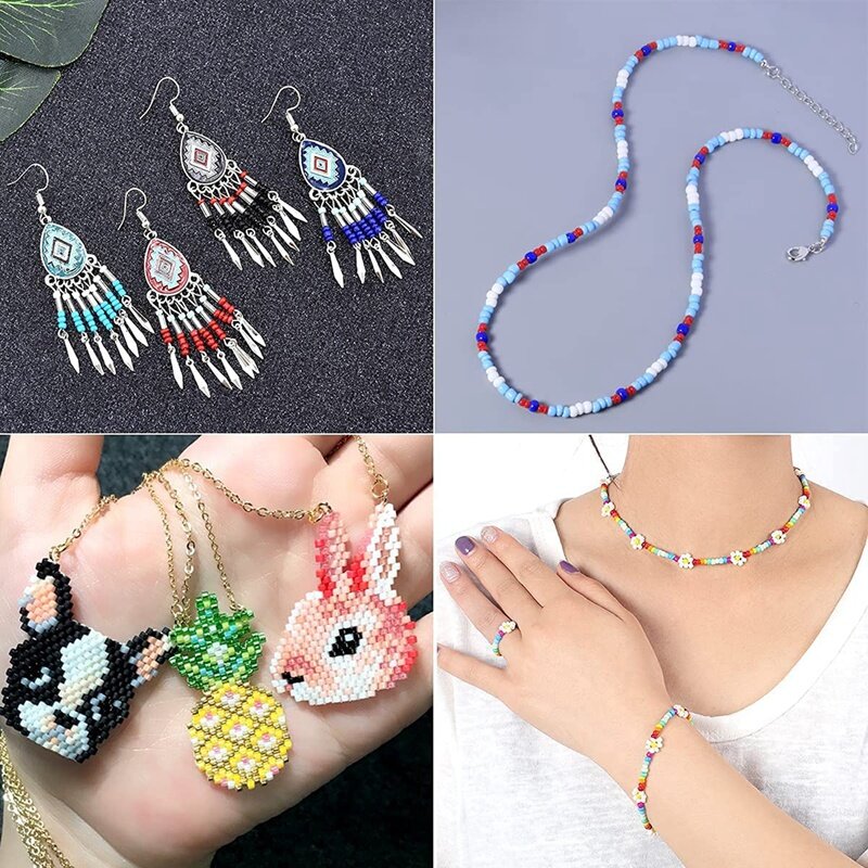 Hot Craft Jóias Making Set, pulseira Beads, contas de letras acrílicas, corda elástica e acessórios, DIY Kit Material Artesanato, 2023
