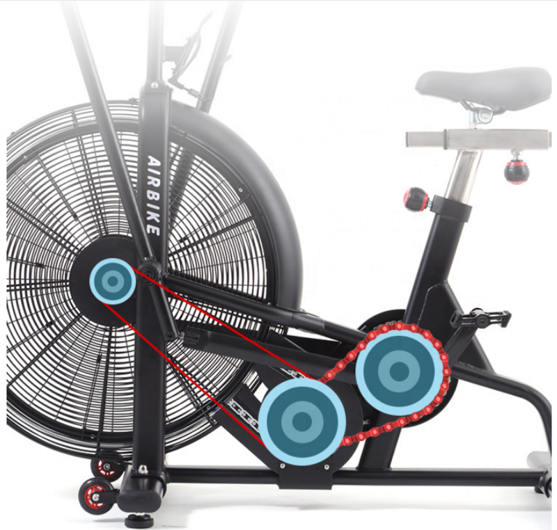 Bicyclette de Crossfits, Équipement d'Exercice Nik, Vélo à Air
