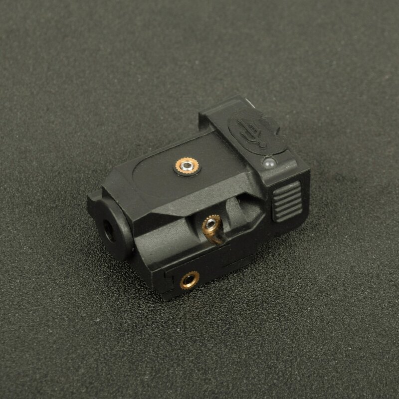 Pistol Militer Taktis Isi Ulang Mini Laser Penglihatan Hijau untuk G17 19 1911 Senapan Airsoft Pistol Cocok 20Mm Dudukan Rai