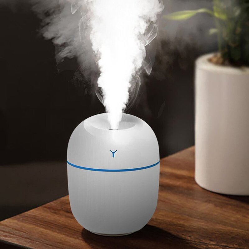 Portable Air Mini Humidifier USB Ultrasonic Aromatherapy Oil Diffuser Cold Mist Sprayer Electric Humidifier With Colorful Lights