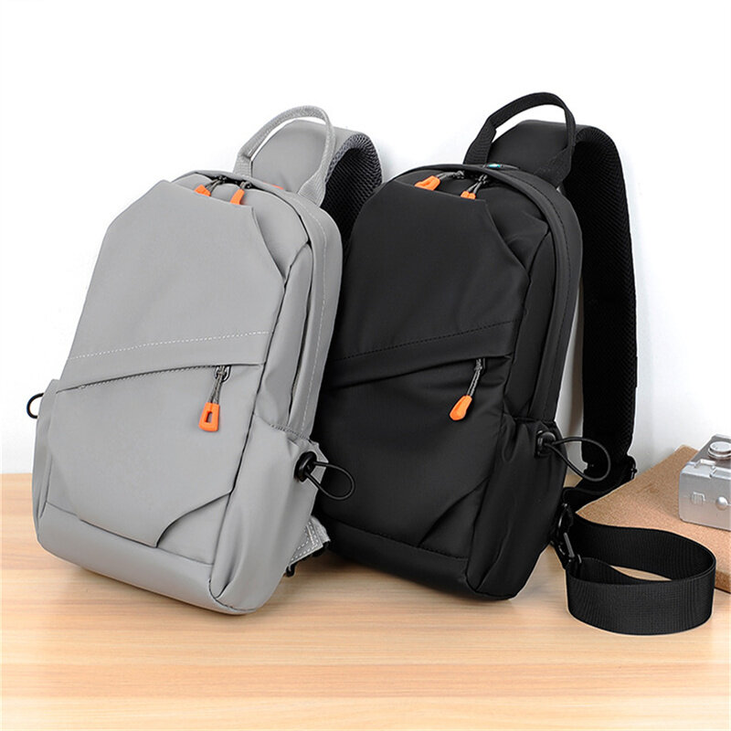 Men Fashion Business Casual Shoulder Bags Travel Sports Outdoor Pack Messenger Crossbody Sling Chest Bag Pack For Male Female