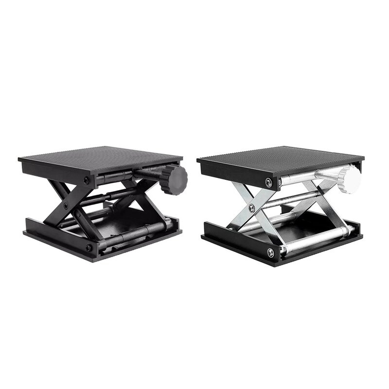 1 szt. Plastikowa stół podnoszony rzeźba w drewnie stół podnoszony poziom stół podnoszony narzędzia uchwyt stołowy czarne akcesoria części instrumentów
