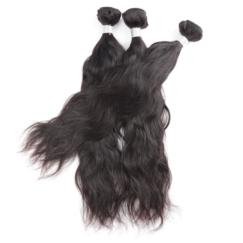 Cabelo remy indiano tecelagem 1/3/4 pacotes negócio cor natural cabelo humano tece pacotes de cabelo onda natural 8-26 polegadas