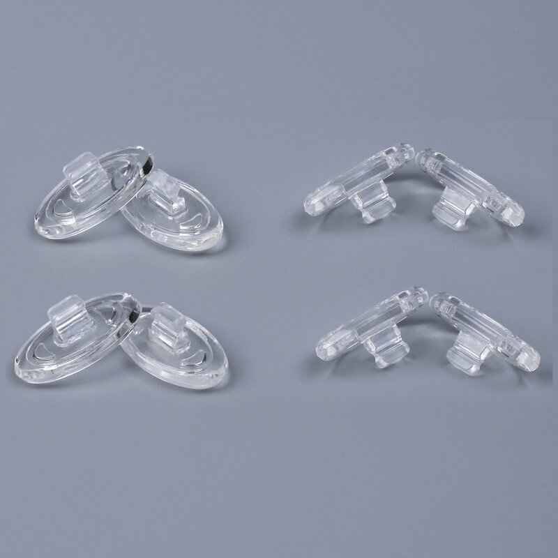 E.O.S-almohadillas de goma de silicona para la nariz, almohadillas transparentes de repuesto, Marco OO4041, varias opciones