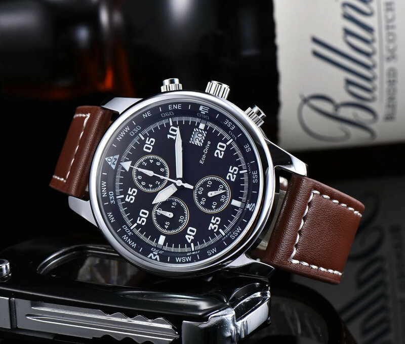 Luksusowy zegarek dla mężczyzn kwarcowy z chronografem sportowy wodoodporny zegarek męski moda militarna zegarek ze stali nierdzewnej