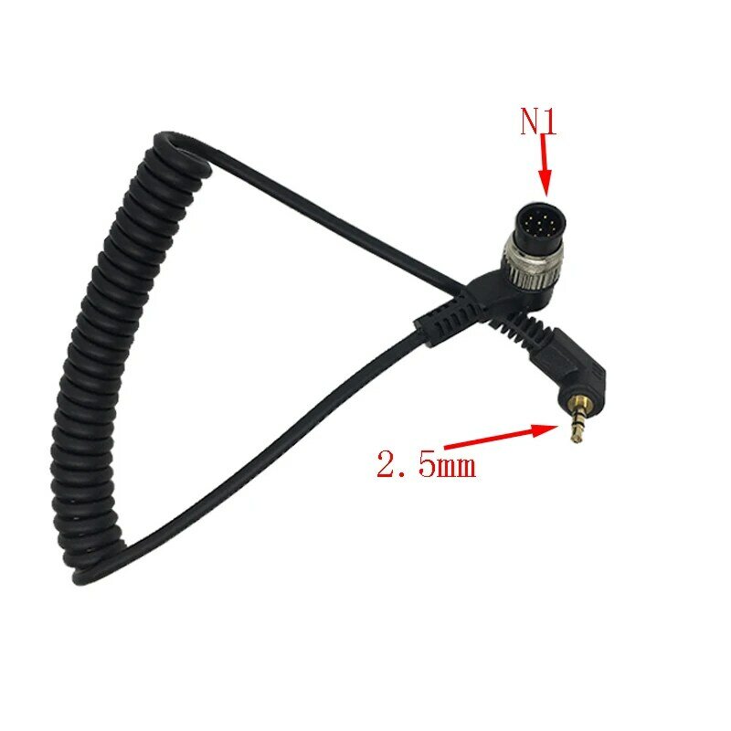 2.5-3.5mm Remote Shutter Release Cable Connecting Cord N1 N3 C1 C3 S2 For Nikon Pentax Canon  Sony