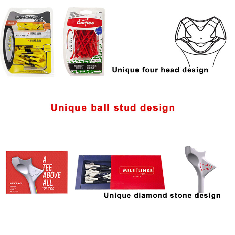 Tees de Golf de plástico para entrenamiento, soporte para pelota de reducción, accesorios de entrenamiento, regalo duradero
