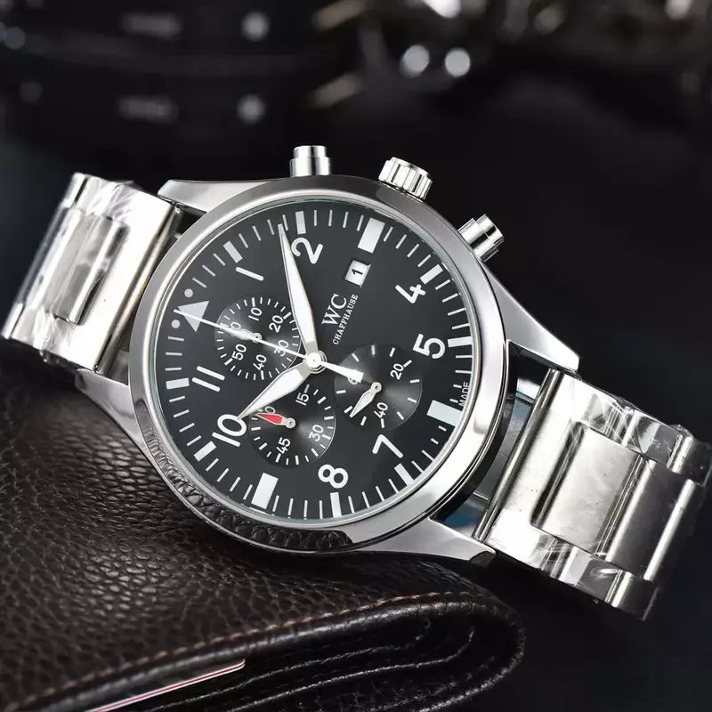 2024 vendita calda AAA orologi per uomo Luxury Top Gun Style Automatic Date orologio da polso multifunzione Business cronografo orologi maschili