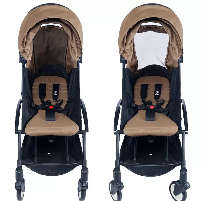 3 pz/set 175 ° copertura del baldacchino cuscino del sedile accessori per passeggino regolabili per Yoya /Babythrone YOYO carrozzina parasole materasso del sedile