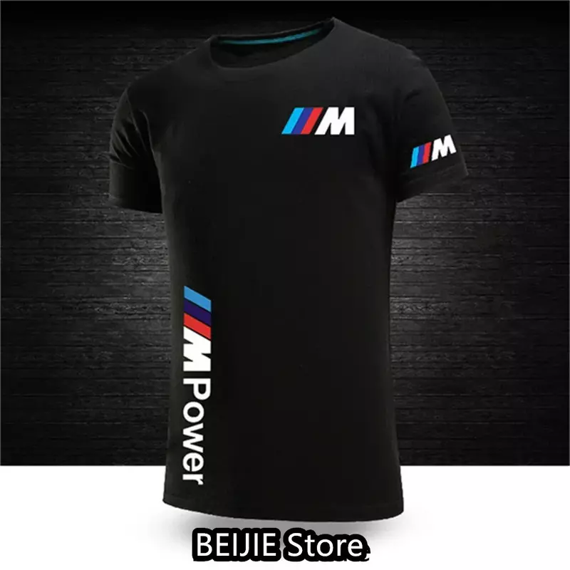 Bmw Tshirt Men Clothes Kids Short Sleeve Moto GP Racing Enthusiast T-shirt Team Motocross ATV Motorcycle Outdoor Sportwear