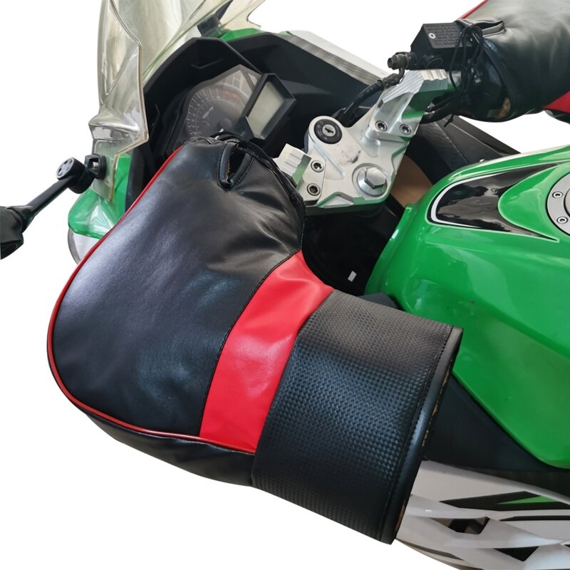 Motorcycle Handlebar Gloves Muff Riding E-Bike Handguards Hand Protectors Covers