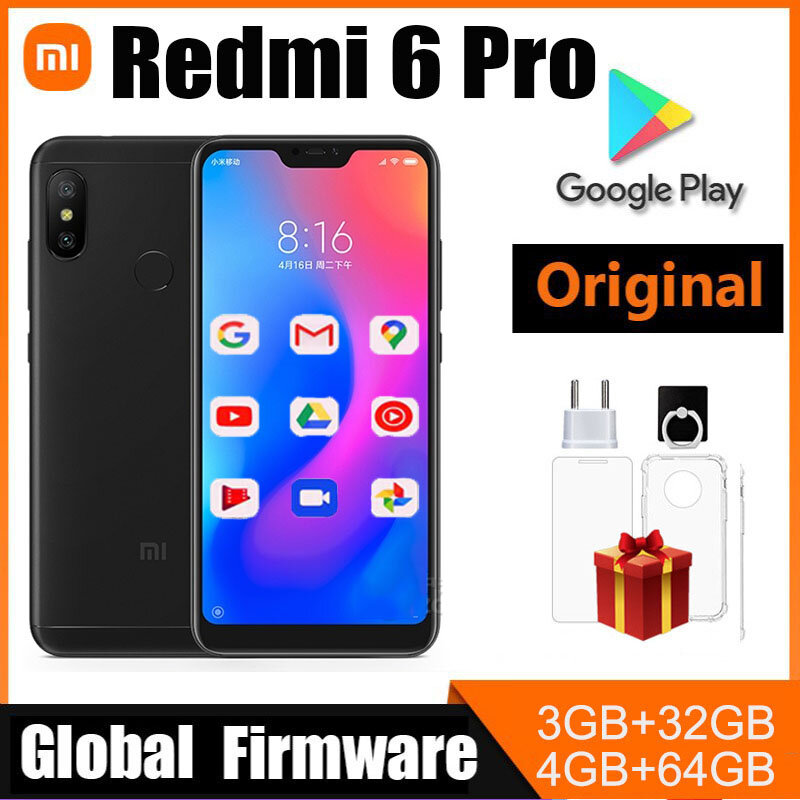 Смартфон xiaomi redmi 6 pro, доступен в настоящее время, быстрая доставка