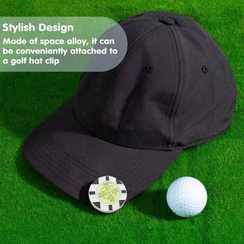 Marcador de pelota de Golf, lector verde, nivel de burbuja, equipo deportivo al aire libre, lector de Golf para decoración, construcción, jardinería