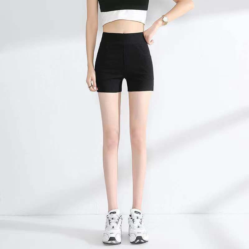Calções de cintura alta para mulheres, calcinha sem costura boxer respirável, sob a saia, cuecas de ciclismo