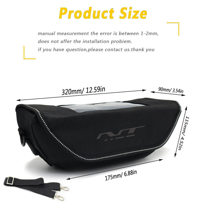 Motorcycle accessory  Waterproof And Dustproof Handlebar Storage Bag For HONDA NT1100 NT1100DCT NT 1100 DCT
