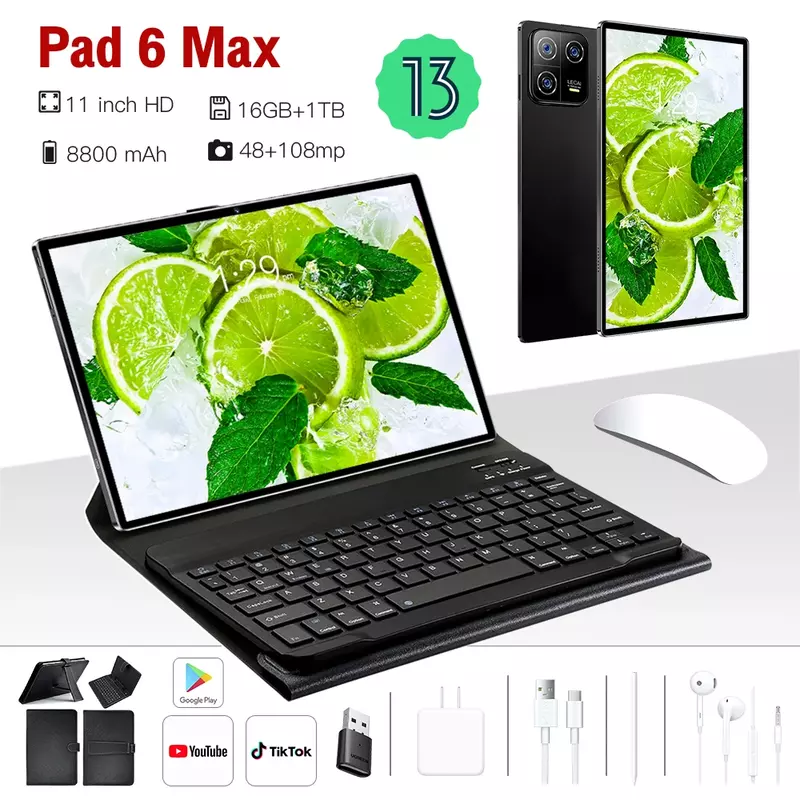 Xioami Original Tablet Mi Pad 6 Max Android 13 Smart Tablet Mi Pad 6 Pro Global 5G/Wifi 11 Inch Smart Tablet Dual SIM Unlocked