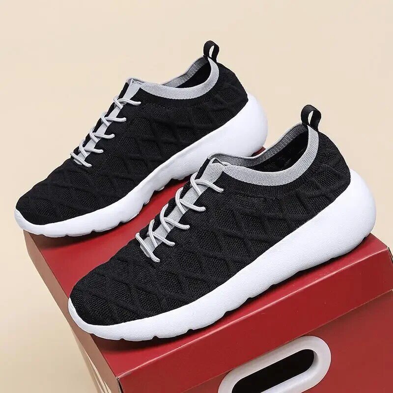Men's Shoes Sneaker 2024 Spring and Summer Student New Tenis Shoes Soft Bottom Wild Mesh Surface Shoes