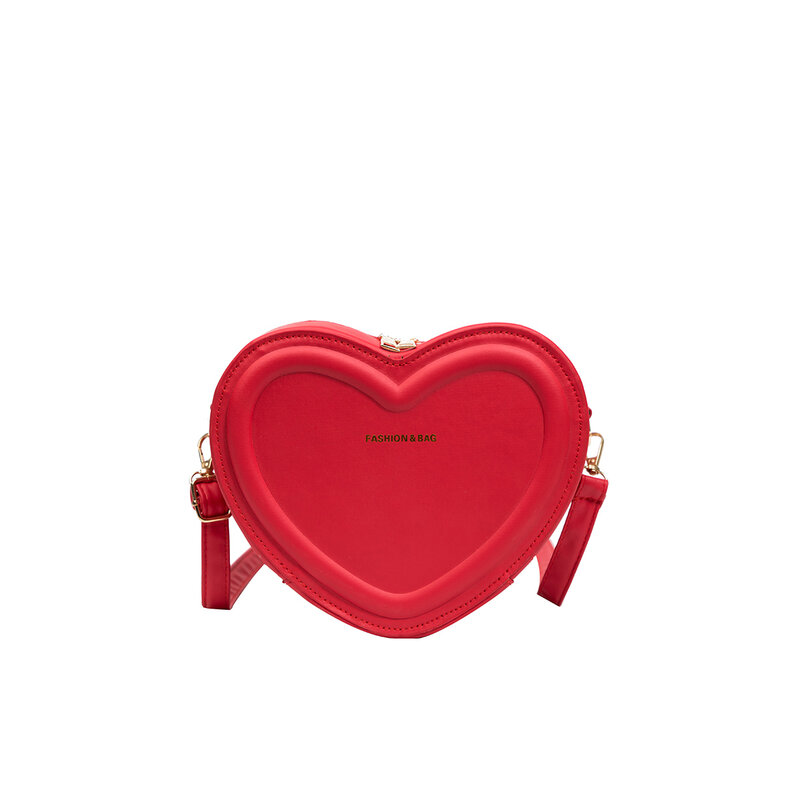 Women Fashion Bag Female Heart Bag Tote Bags PU Leather Handbag Shoulder Bag