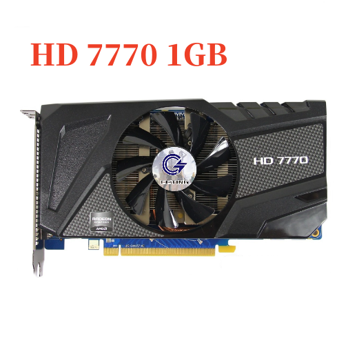 Sapphire Radeon 7770 HD 1GB กราฟิกการ์ด HD7770 GPU 1G การ์ดแสดงผล GDDR5 1G PC คอมพิวเตอร์เกม HDMI PCI-E X16ที่ใช้สำหรับไพลิน