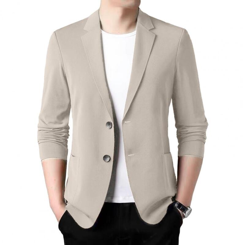 Summer Sun Protection Suit Men's 2023 New Ice Silk Lightweight Spring and Autumn Small Suit Large Size Single Western Coat