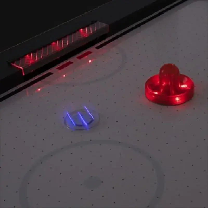 الرف العلوي لهوكي الهواء الذري ، محرك V لتدفق الهواء الأقصى ، سطح لعب PVC عالي السرعة لطاولة Pla على طراز Arcade ،
