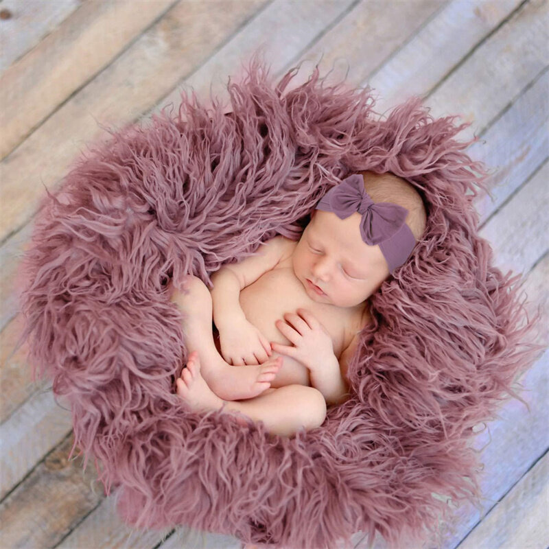 아기 사진 소품, 사진 스튜디오 담요, 보름달, 아기 스타일링 보조 담요, 아기 성장 기념 액세서리