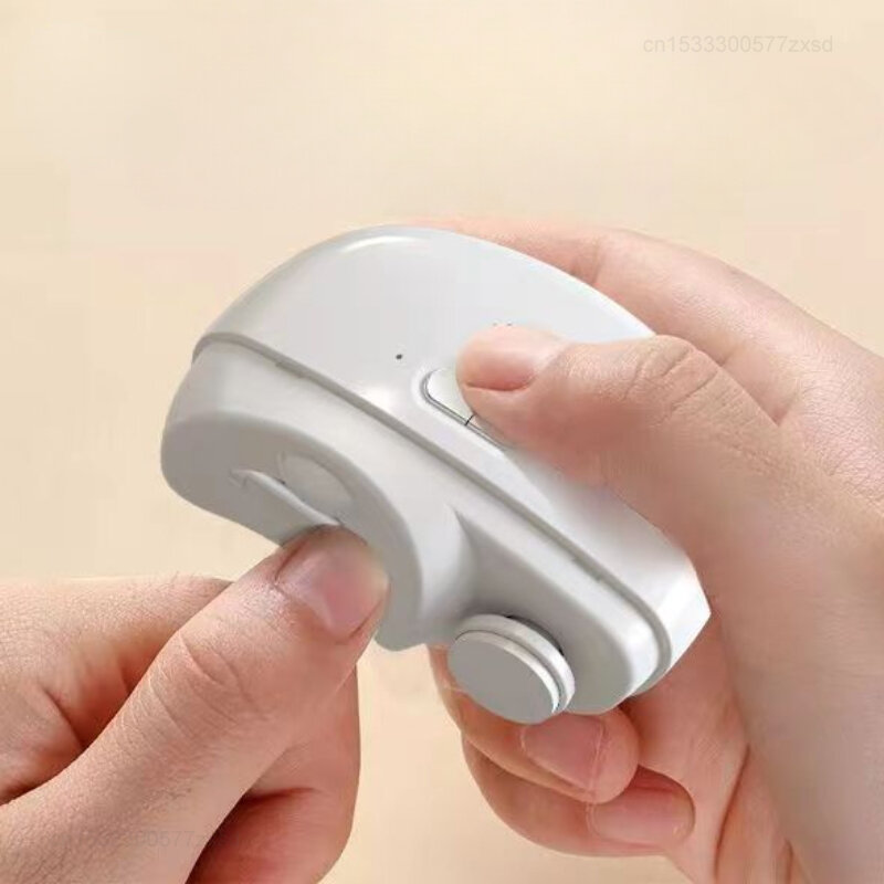 Электрическая автоматическая машинка для стрижки ногтей Xiaomi, маникюрный триммер для ногтей для взрослых и детей, точилка для ногтей с освещением, безопасный триммер