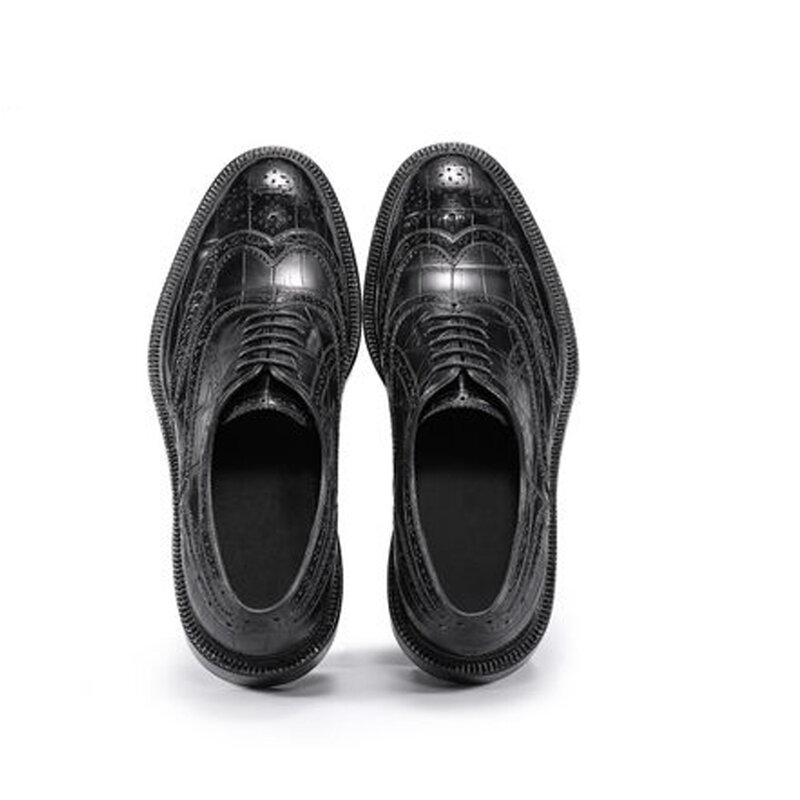 KEXIMA-Sapatos de vestido de crocodilo masculino, sola de couro esculpindo, sapatos formais masculinos, estilo britânico, sapatos Oxford, novo, 2024