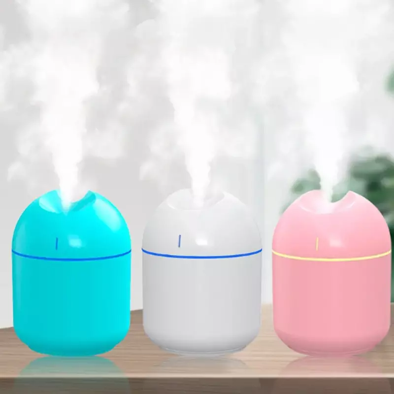 Ultrasonic Portable Air Humidifier Aroma Essential Oil Diffuser Home Car USB Mute Nebulizer Mist Maker With LED Night Lamp