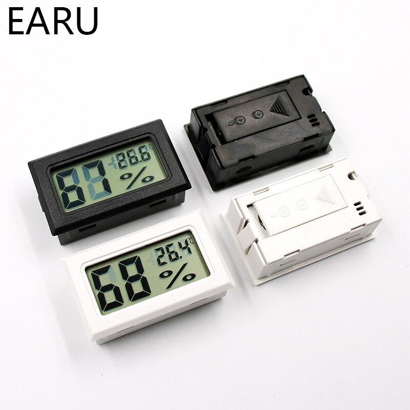 Mini Digital LCD Auto Car Pet Thermometer Humidity Temperature Meter Sensor Gauge Thermostat Hygrometer Pyrometer  Thermograph