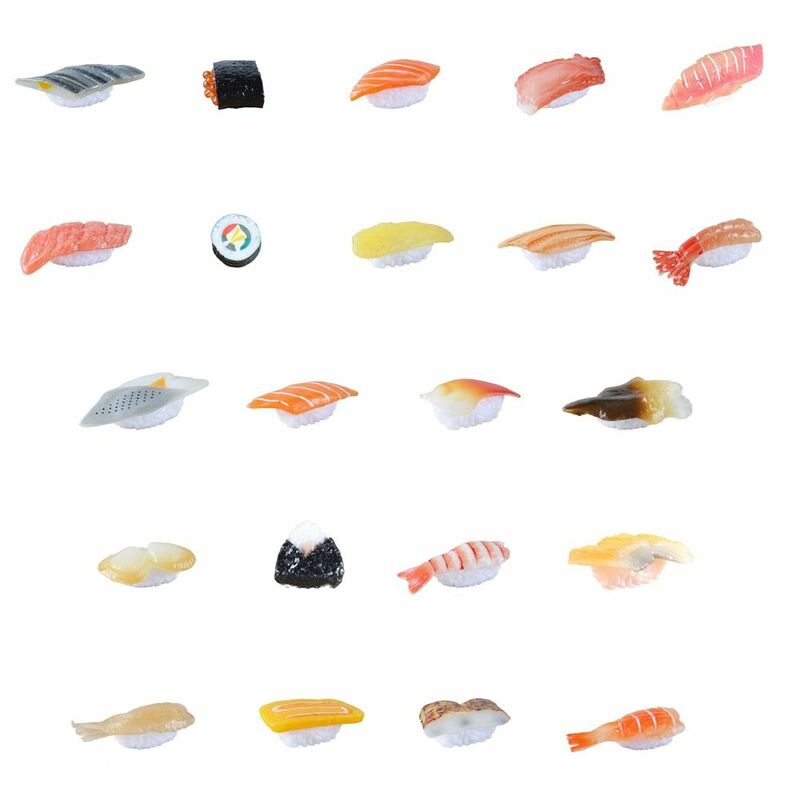 Udawanie symulacji modelu Sushi kulka ryżu japońska żywność zabawki w kształcie jedzenia imitacja jedzenia zabawka kuchenna symulacji zabawki kuchenne