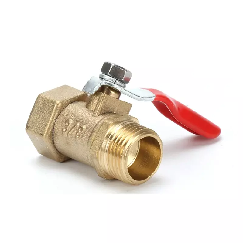 Brass Small Ball Valve  Female/Male Thread Brass Valve Connector Joint Copper Pipe Fitting Coupler Adapter1/8" 1/4'' 3/8'' 1/2''
