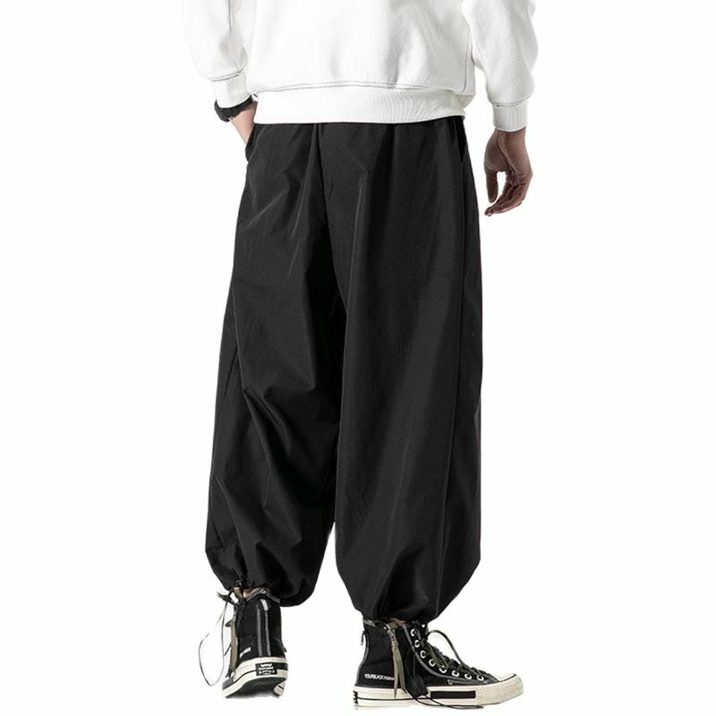 Pantalones casuales de estilo coreano para hombre, de gran tamaño pantalones bombachos, ropa de moda, talla grande 5XL