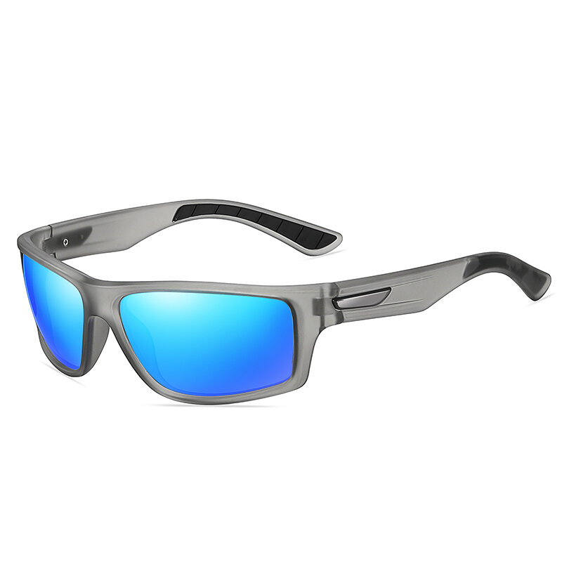 Tac-Lunettes de soleil polarisées pour adultes, lunettes de soleil d'extérieur générales colorées, lunettes de sport pour hommes, lunettes de cyclisme, anti-UV