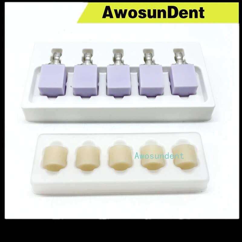 5Pcs/ Box C14 Lithium Disilicate Dental Ceramic Material Lithium Disilicate Emax Press Ingots