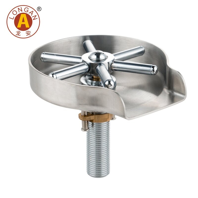 Logo personalizzato Spray ad alta pressione accessori da cucina lavello rondella automatica della tazza per il risciacquo del vetro del rubinetto a buon prezzo