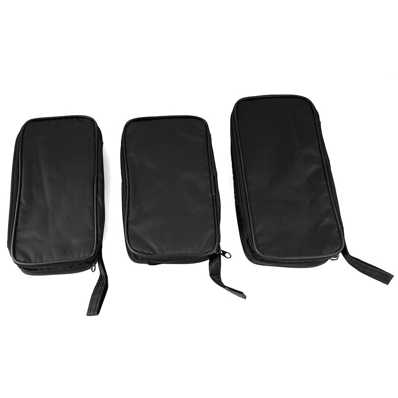 S/M/L Tool Bag Nylon Pouch For Digital Multimeter Mini Tools Storage Boxes Black Water Proof Accessories Organization Case