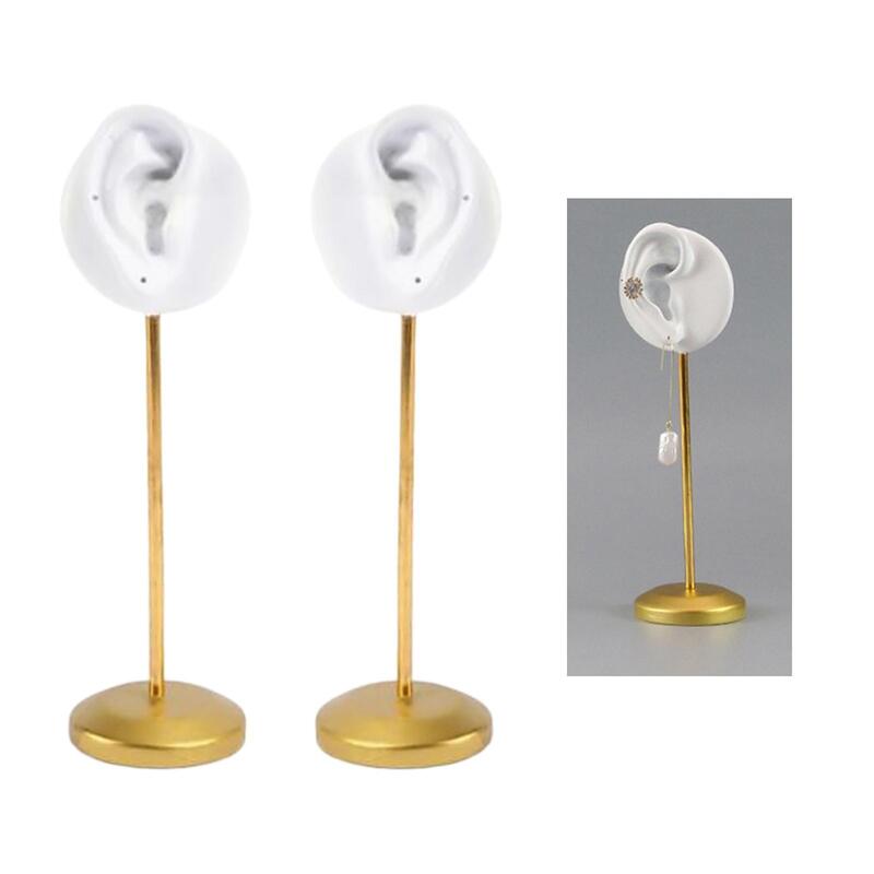 Resin Earring Display Stand Hanger White for Vanity Table Salon Women Girls