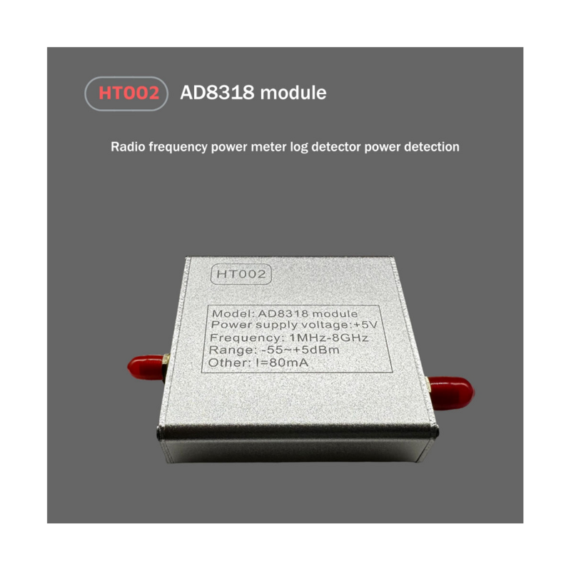 Ad8318 Modul HF-Leistungs messer Logarith mischer Detektor 1MHz-8000MHz Leistungs erkennungs modul Steuer modul Sensor