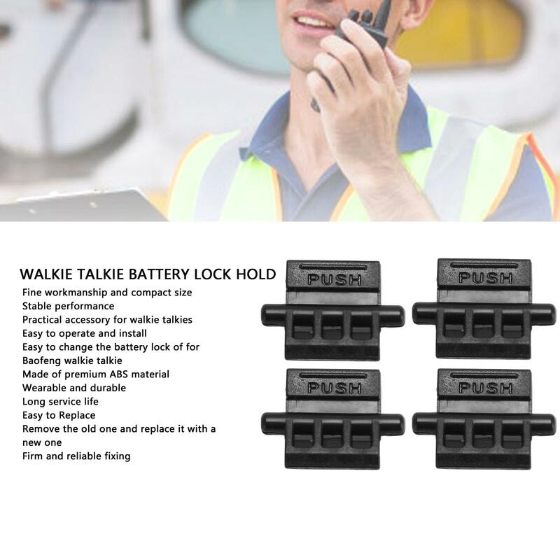 Universal Walkie Talkie Batterie Schloss halter Ersatz für UV 5rb, dm 5r plus, UV 5r