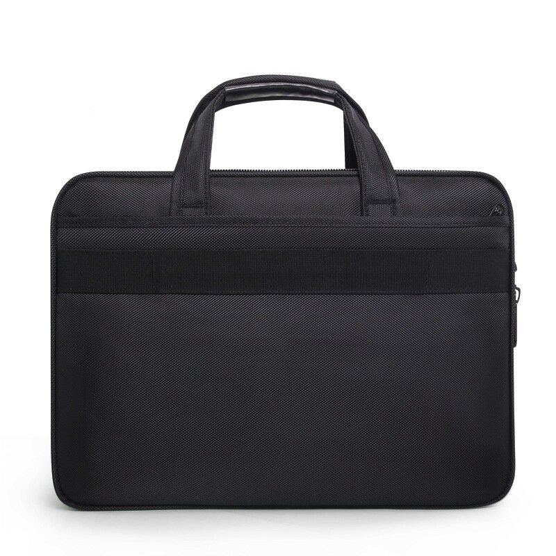 Портфель мужской из ткани Оксфорд, модная сумка для ноутбука 15,6 дюйма, вместительный мессенджер на плечо, в деловом стиле
