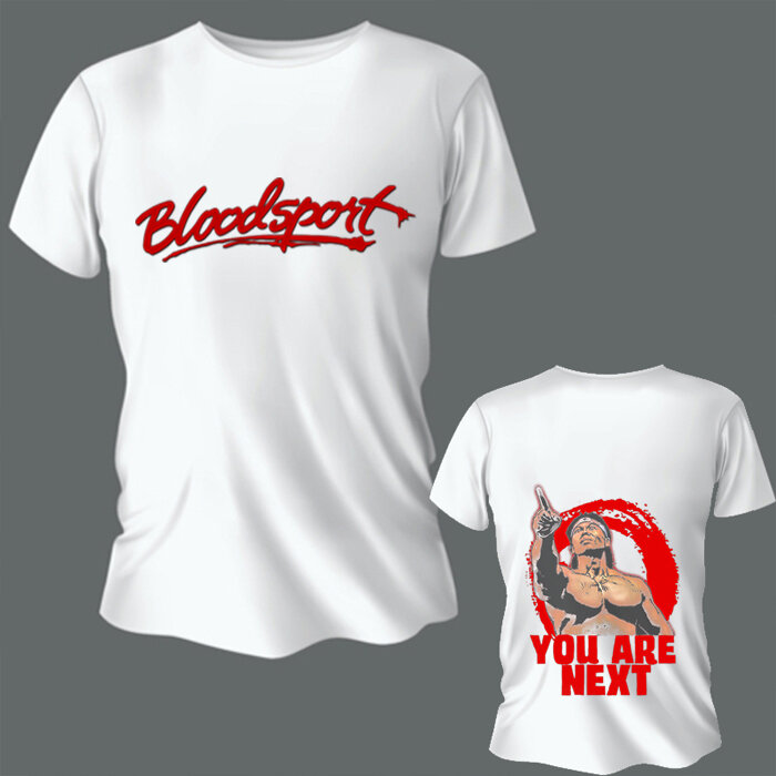 You Are Next  Strike T-Shirt  Cool Bloodsport  T Shirt Men  Summer  Custom   Aesthetic Casual TShirt Streetwear 4XL
